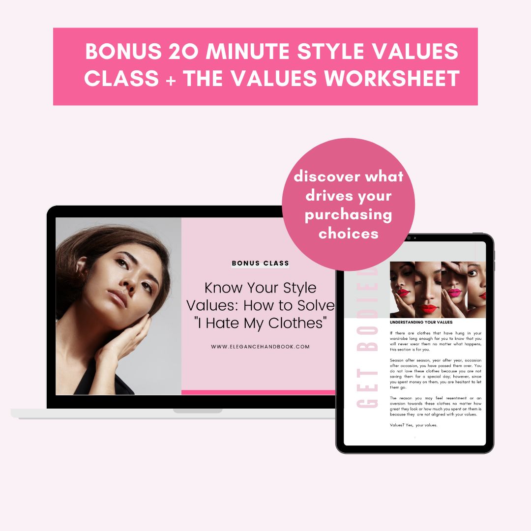 Elegance Handbook Style Values Masterclass Bonus